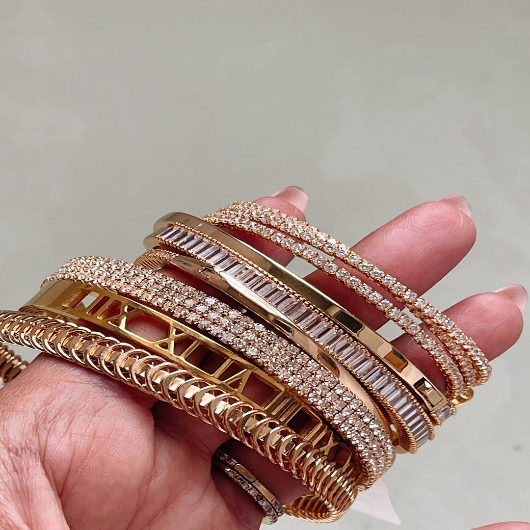 "Beauty" 3pc Bangle Set