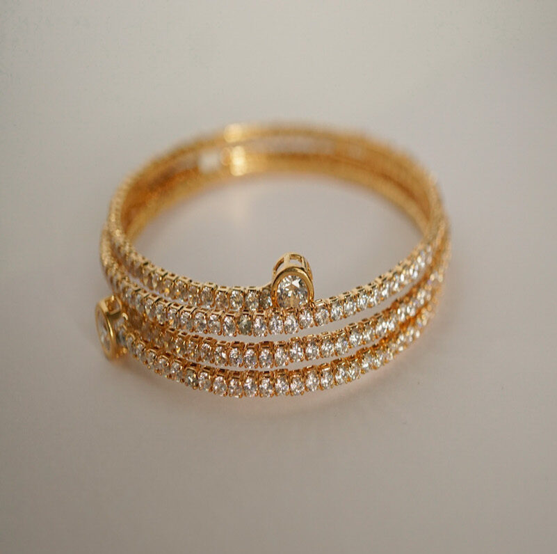 Twist & Twirl CZ Bracelet
