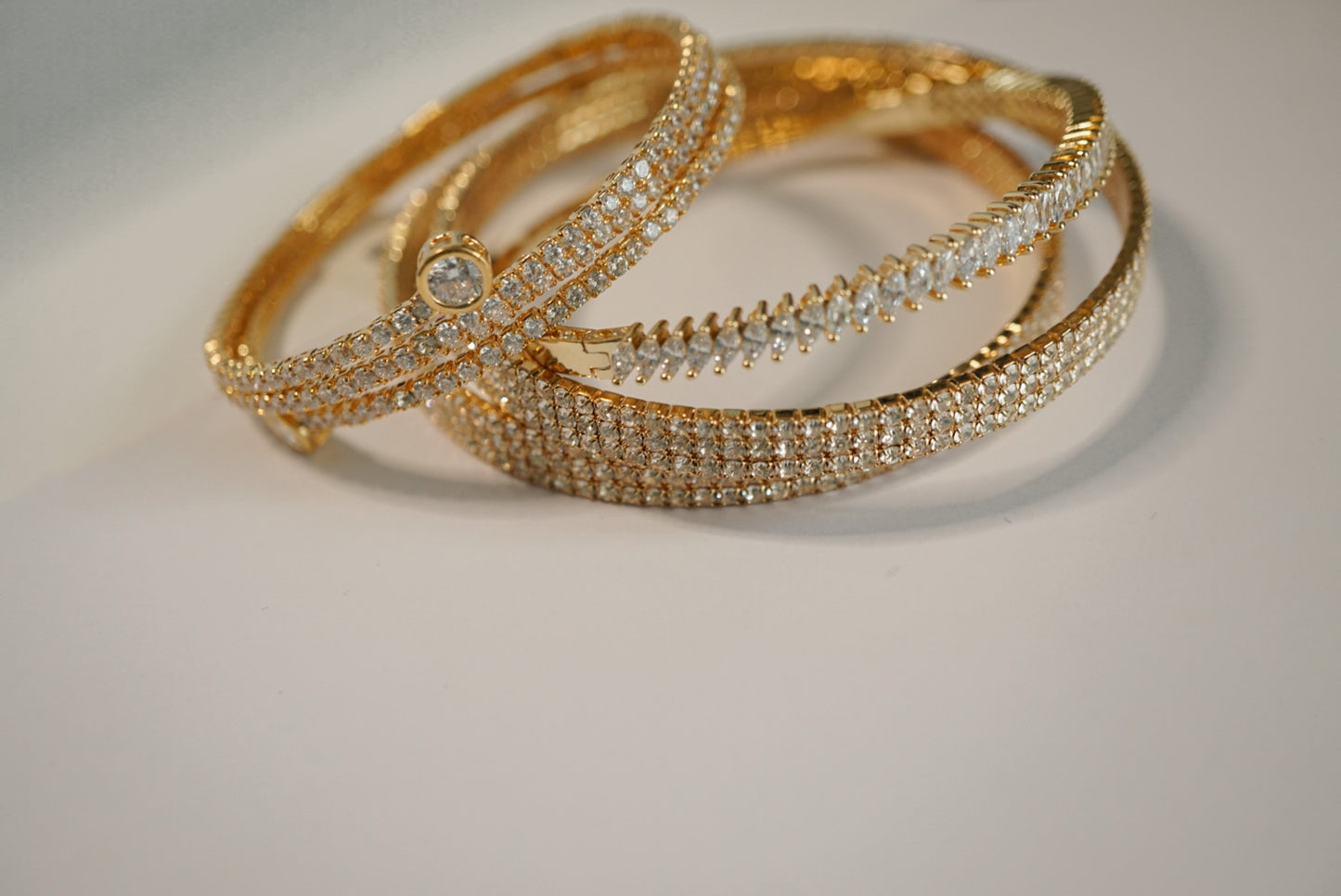 Twist & Twirl CZ Bracelet