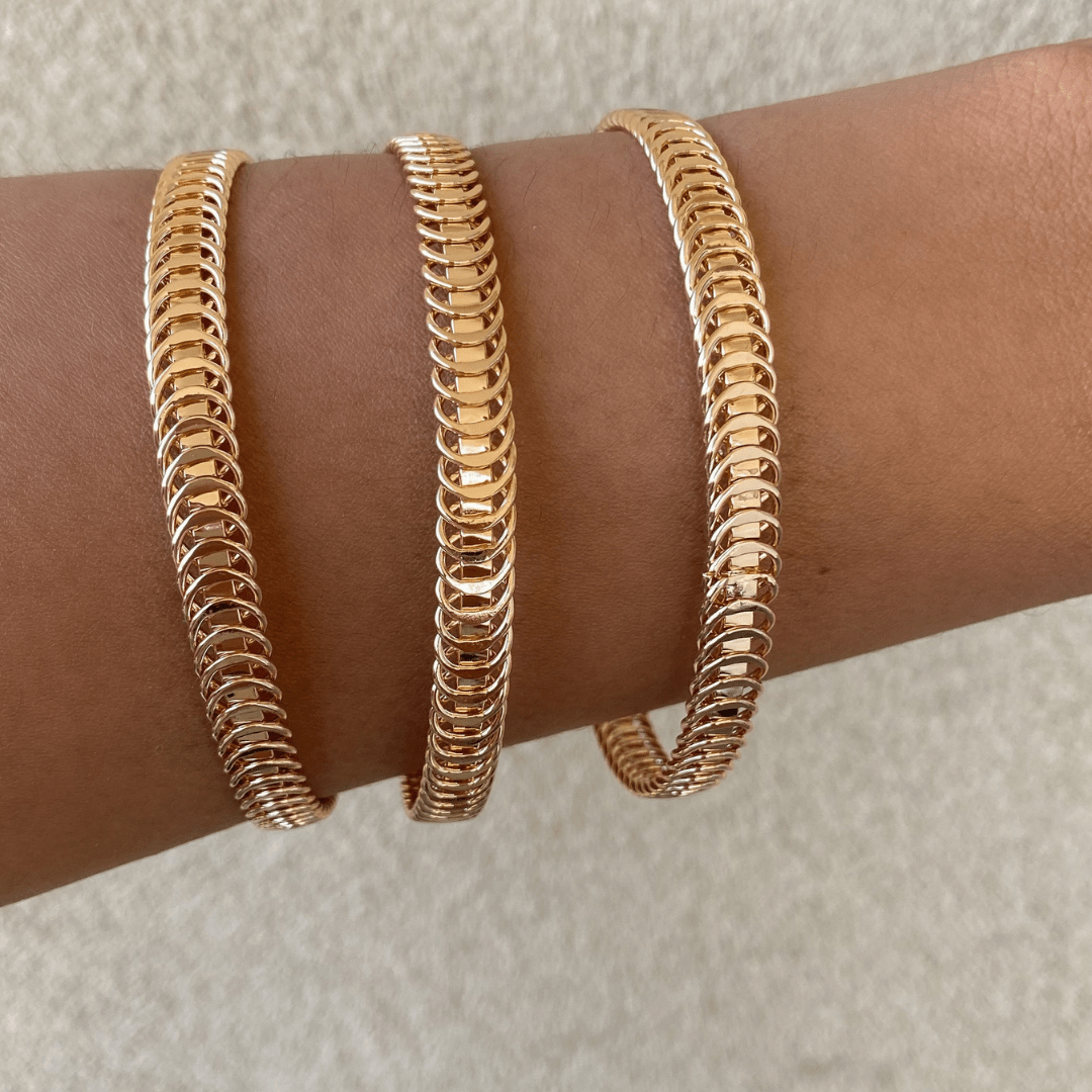 "Beauty" 3pc Bangle Set